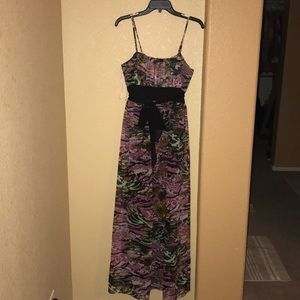 Jonathan Martin spaghetti strap maxi dress